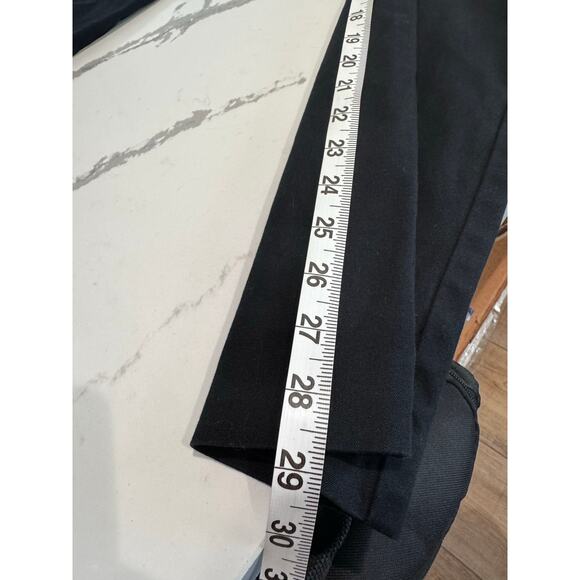 Old Navy Women's High Rise Pixie Split Hem Black Dress Pants Size 16 Work - Picture 4 of 10